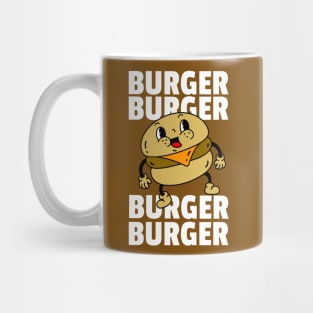 BURGER Time Funny Hamburger Mug